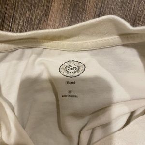 Cropped long sleeve tshirt